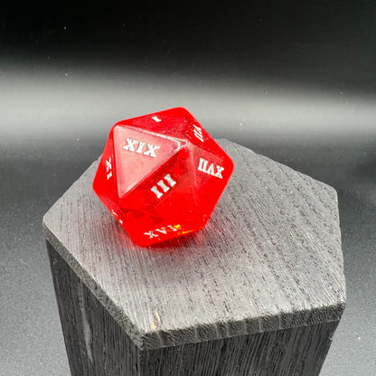 Large Roman Numeral D20