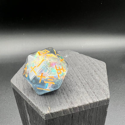 Large Grey Kanji D20