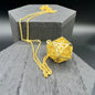 Gold D20 Necklace