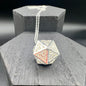 Silver D20 Necklace
