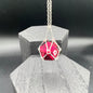 Silver D20 Holder Necklace