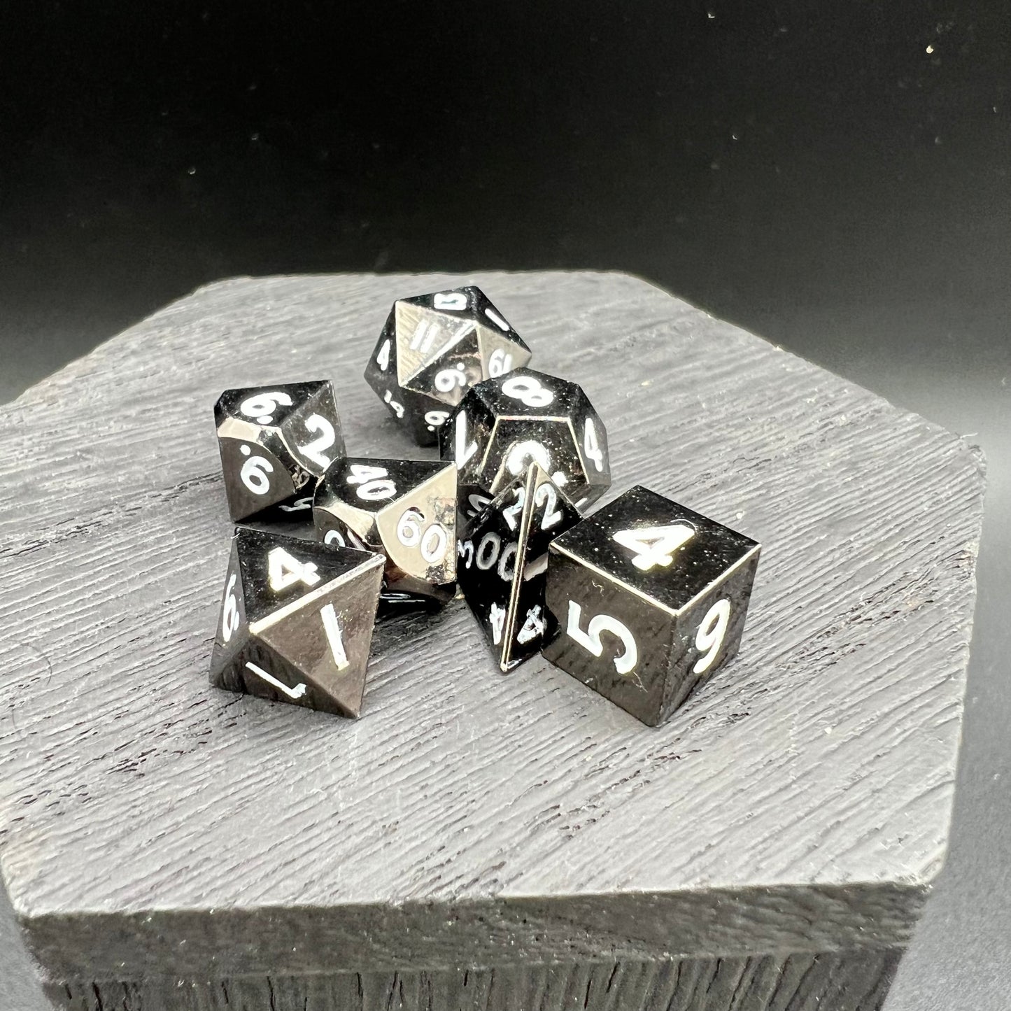 Black Mini Dice
