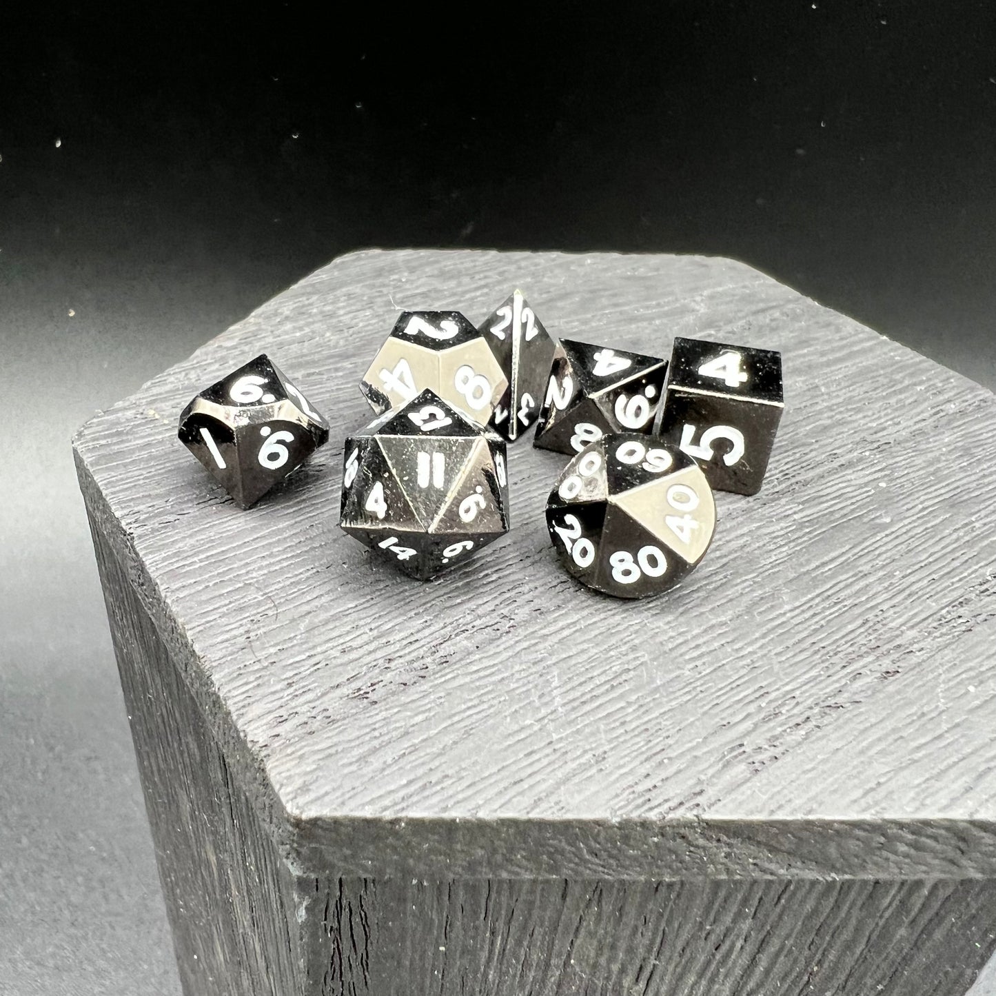 Black Mini Dice