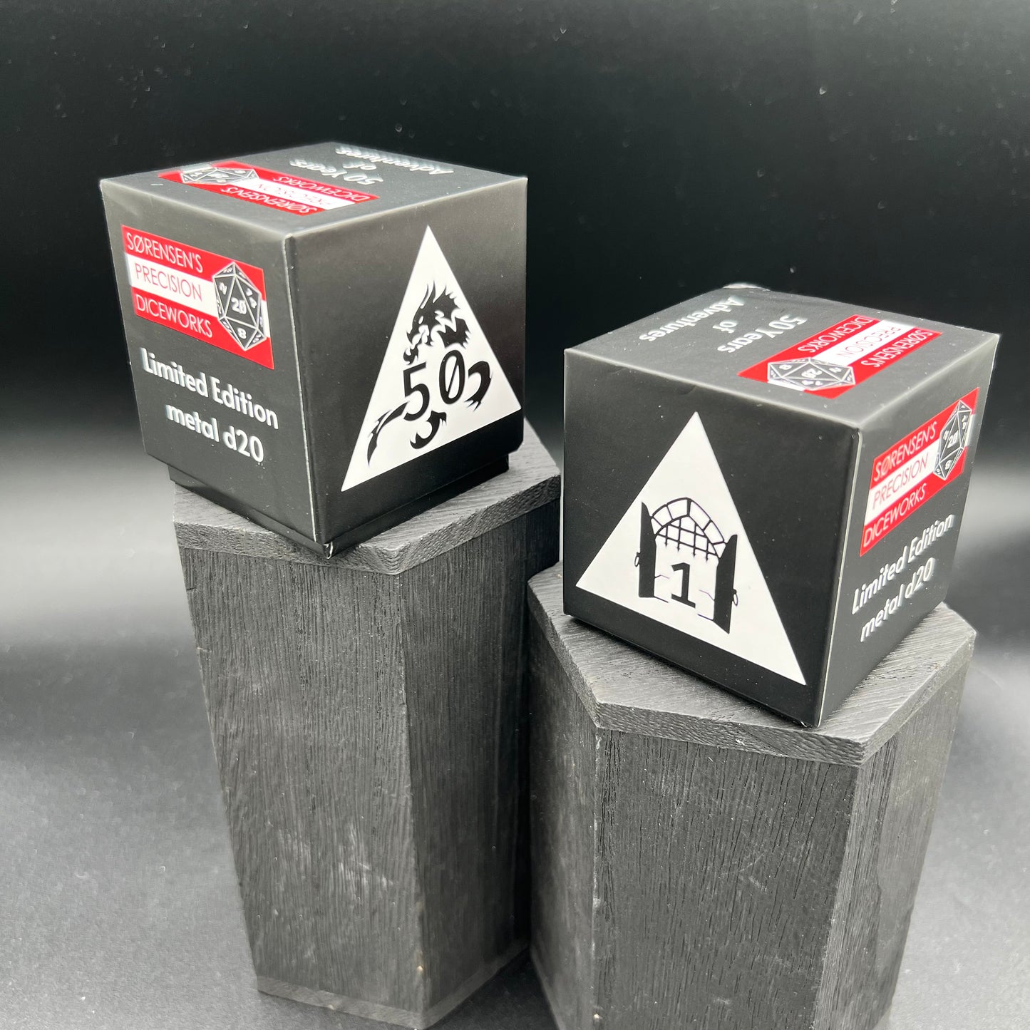 50th Anniversary D20 - Silver and Black