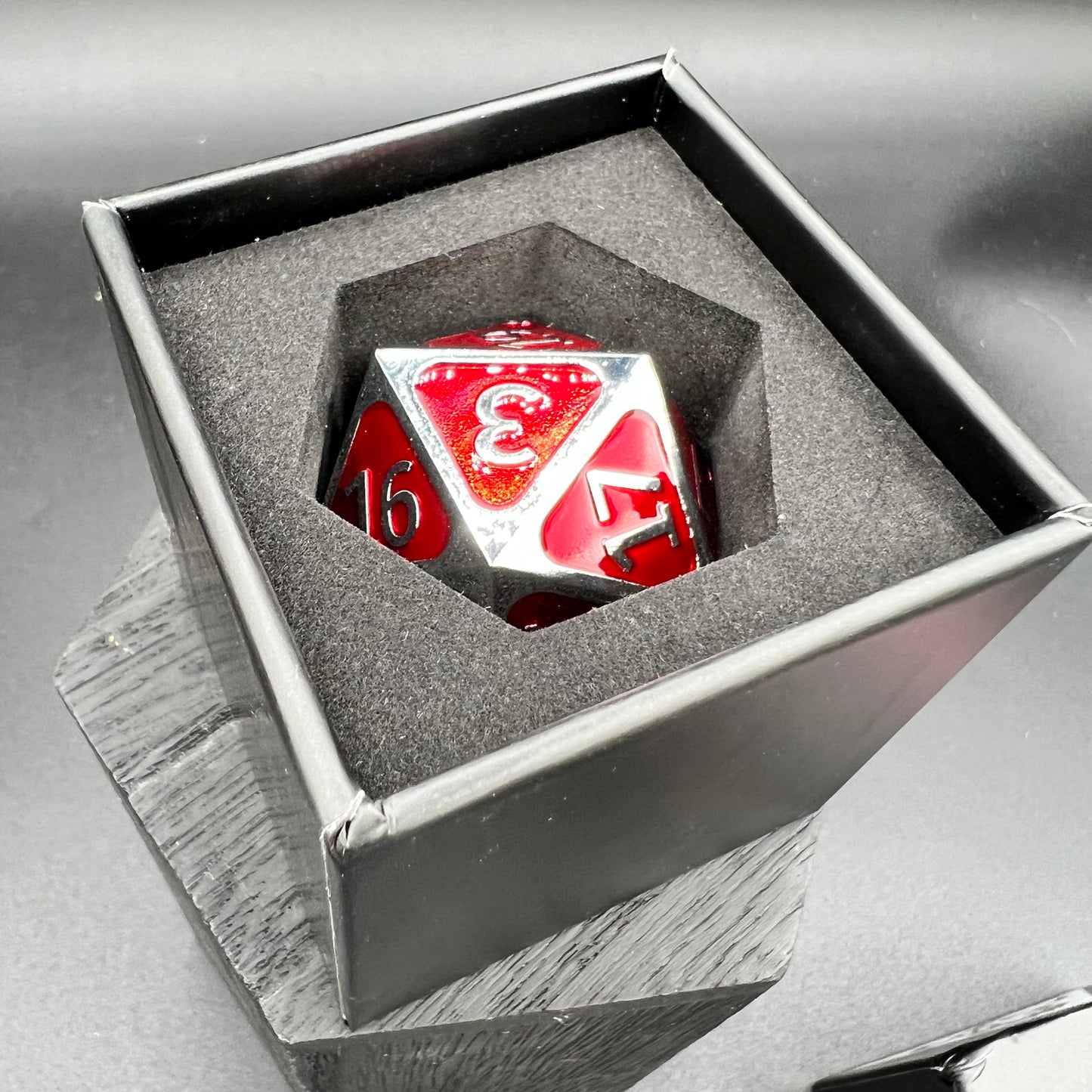 50th Anniversary D20 - Silver and Red