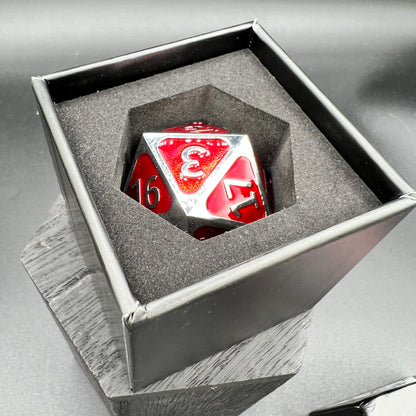 50th Anniversary D20 - Silver and Red