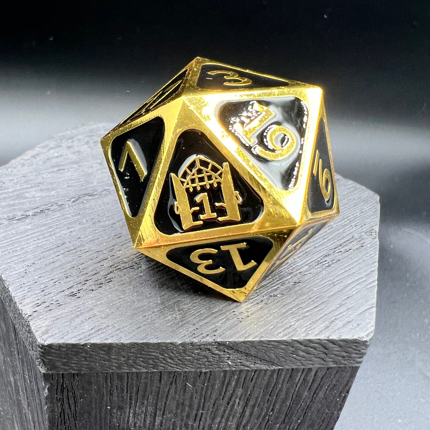 50th Anniversary D20 - Gold and Black