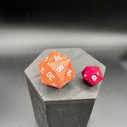 Santos Rose Large Wood D20