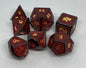 Red and Black Classic Dragon Scale Dice