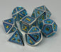 Sky Blue and Silver Classic Dragon Dice