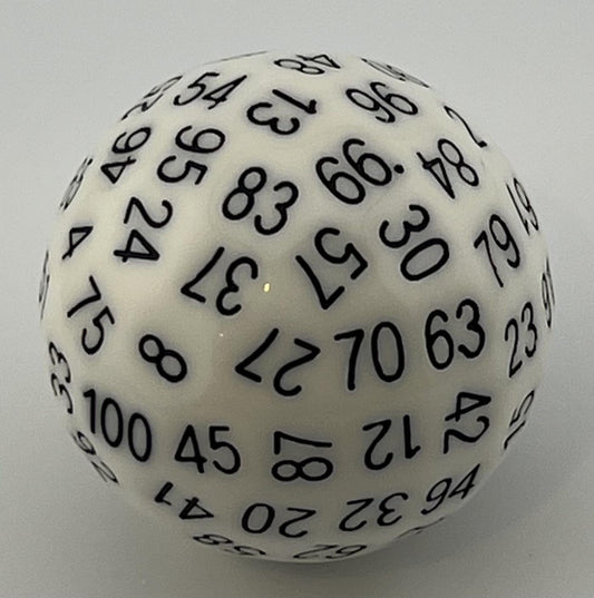 R1-02 Solid-White, Resin, D100 Die