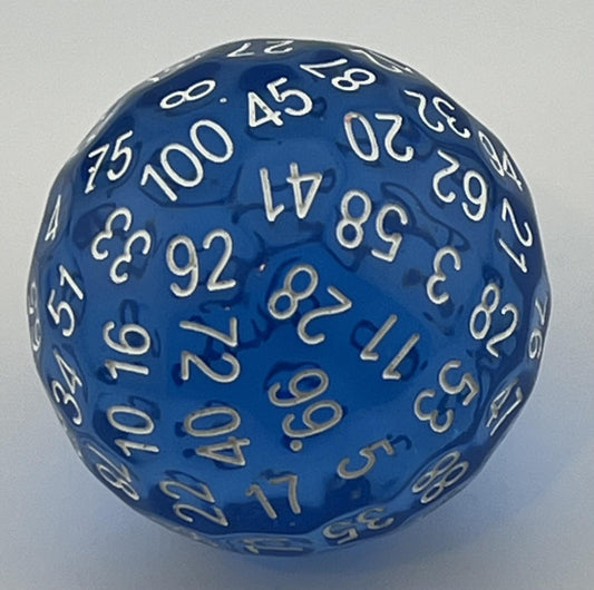 R1-08 Transparent-Blue, Resin, D100 Die