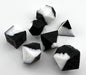 Black and White Silicone Dice