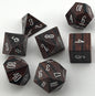 Ebony Laminated Wood Dice